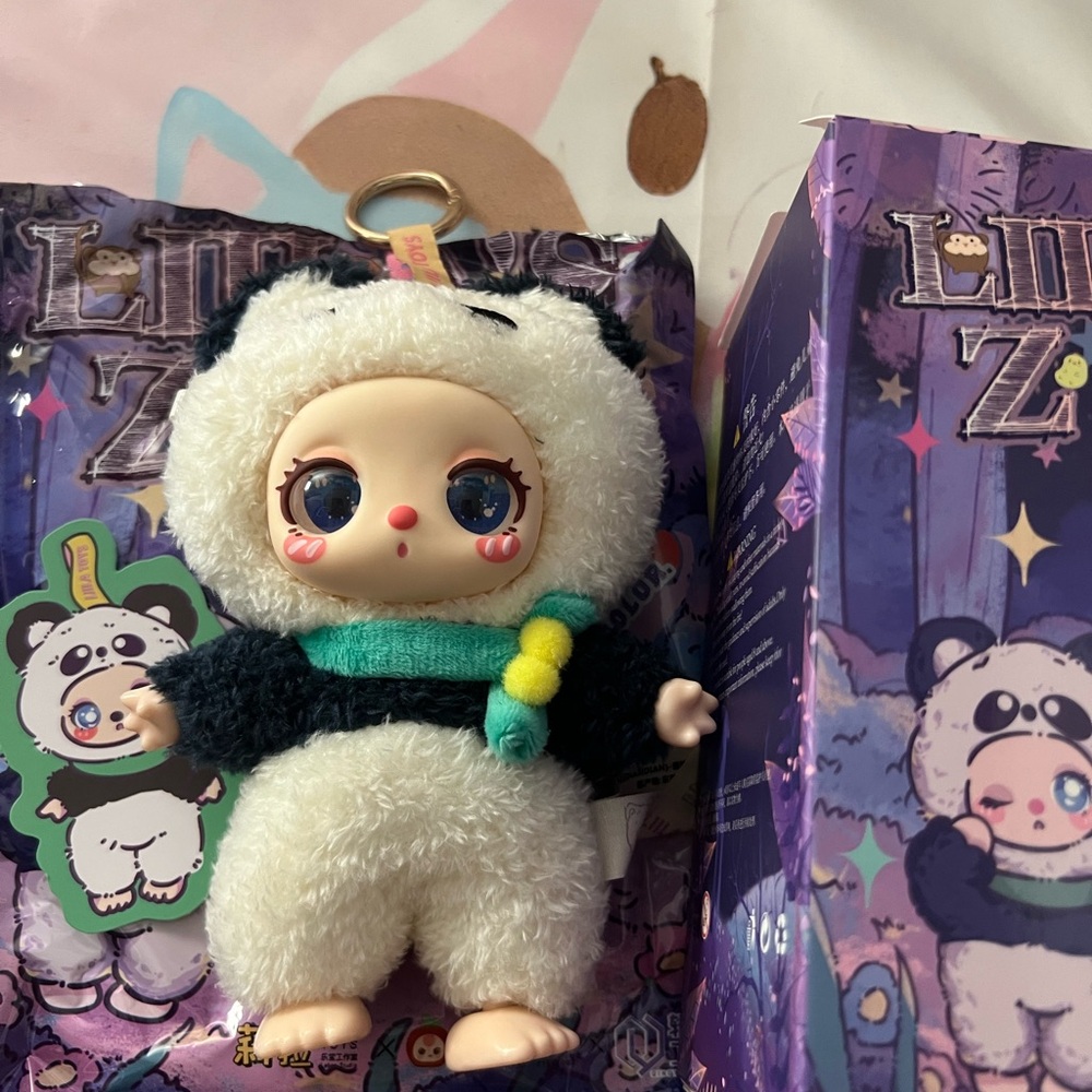 Panda Plush Toy with Scarf